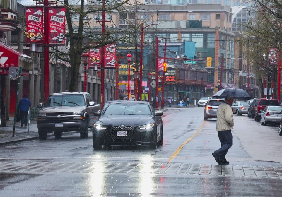 Heavy Rain in Vancouver